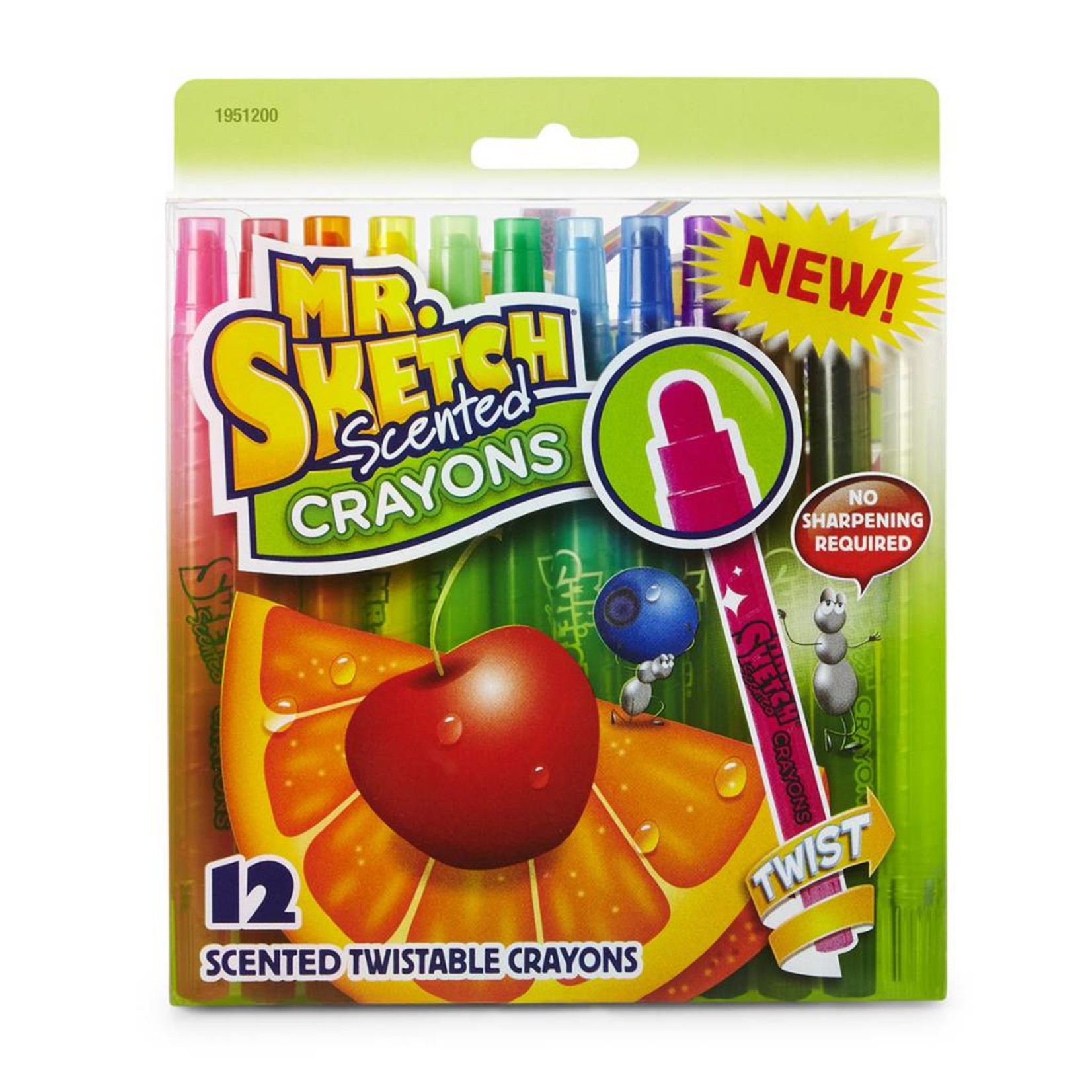 SANFORD MR. SKETCH SCENTED TWIST UP CRAYONS SET/12