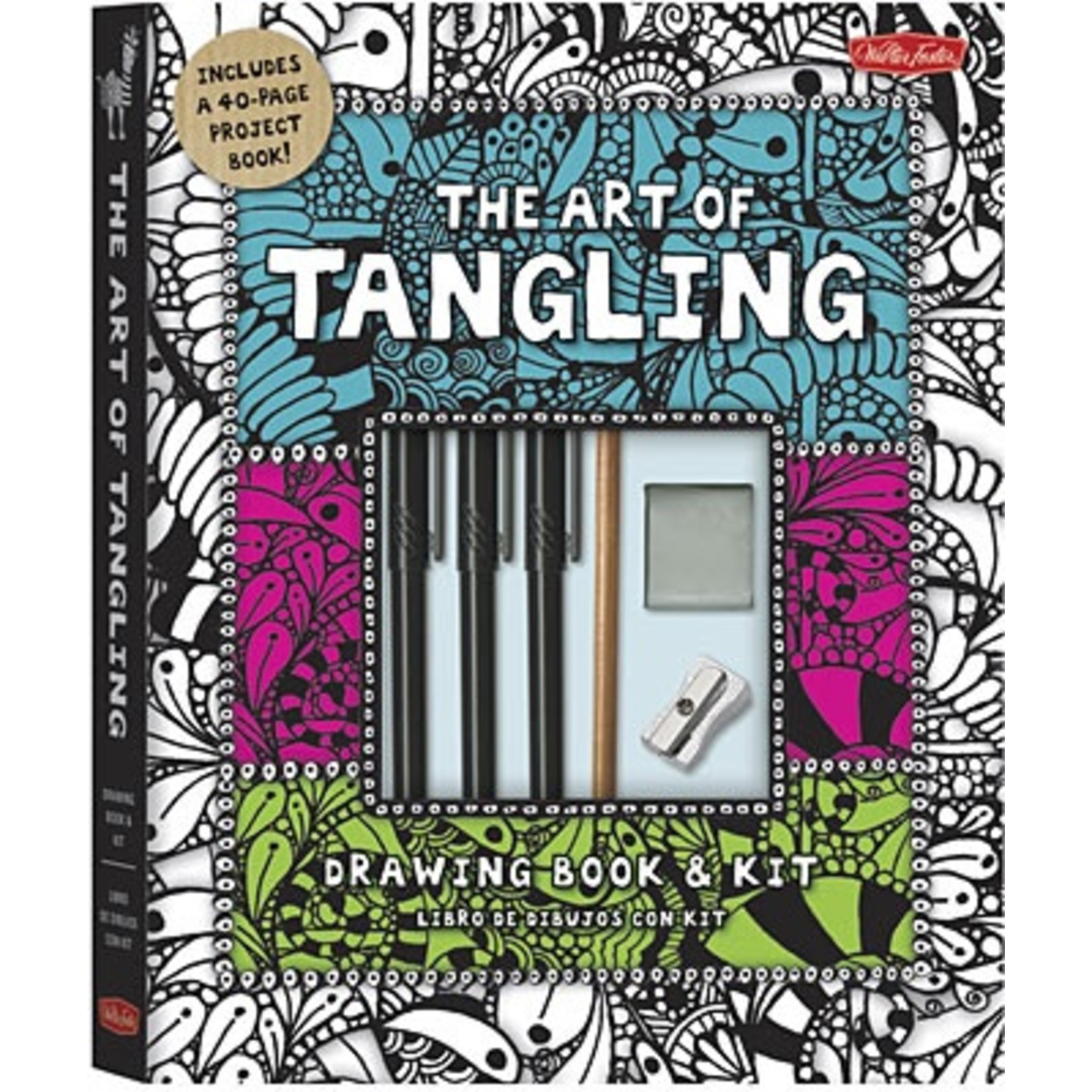 WALTER FOSTER WALTER FOSTER THE ART OF TANGLING DRAWING KIT