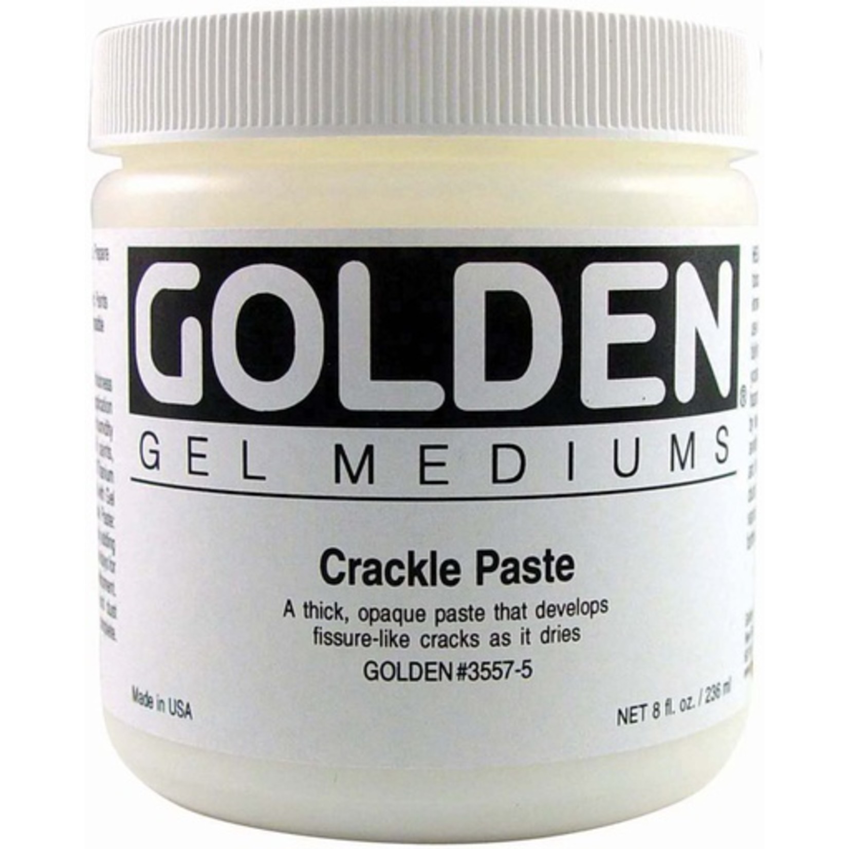 GOLDEN GOLDEN CRACKLE PASTE 32OZ