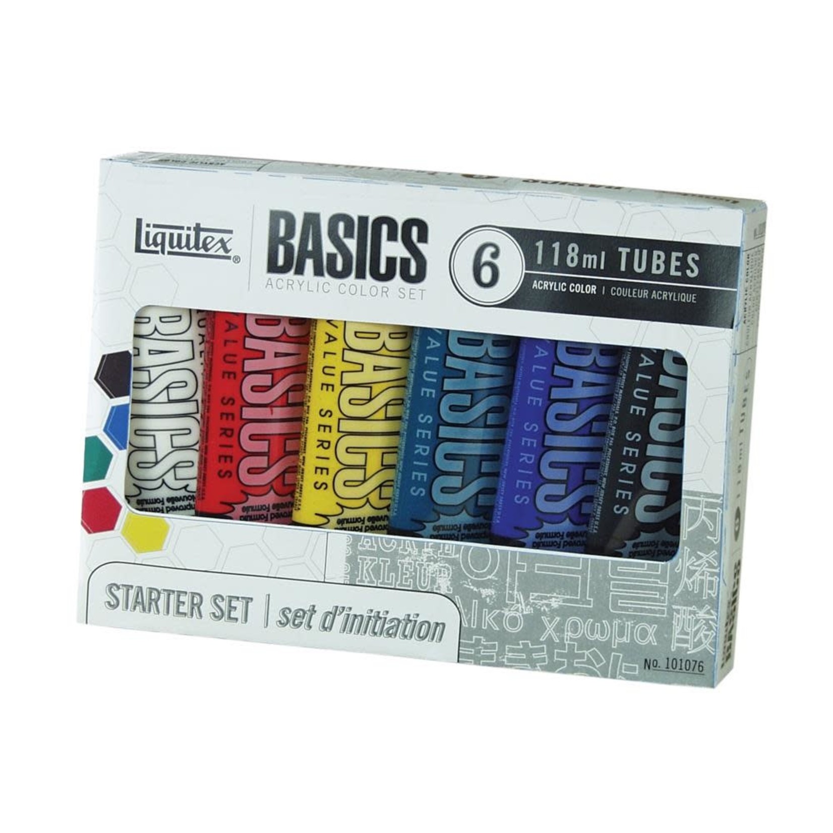 LIQUITEX LIQUITEX BASICS ACRYLIC SET/6