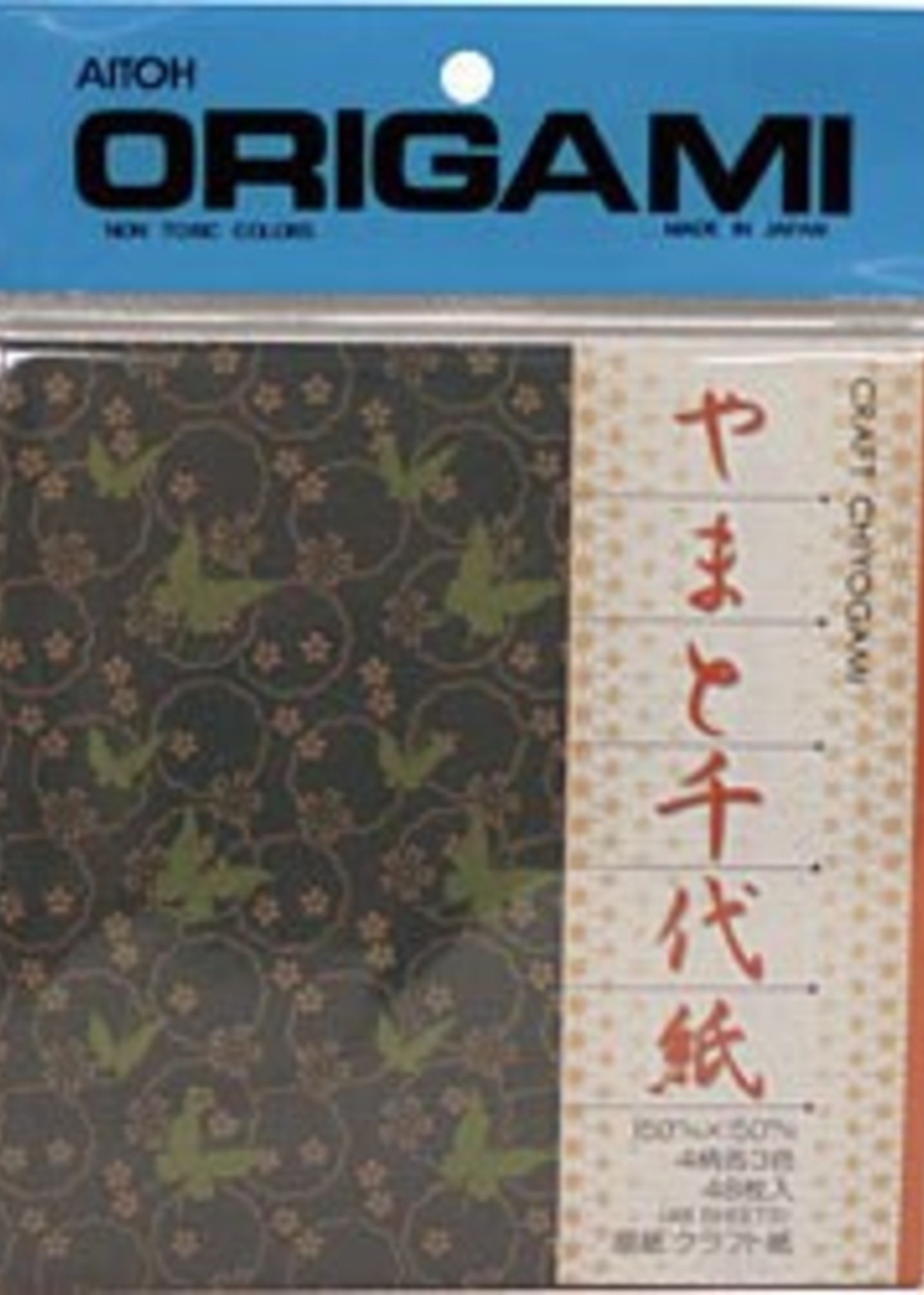 AITOH AITOH ORIGAMI PAPER CRAFT PRINT CHIYOGAMI 5 7/8" 48/PK