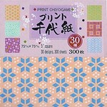 AITOH AITOH ORIGAMI PAPER 3 SQUARE PRINT CHIYOGAMI 3" 300/PK    PC3-300