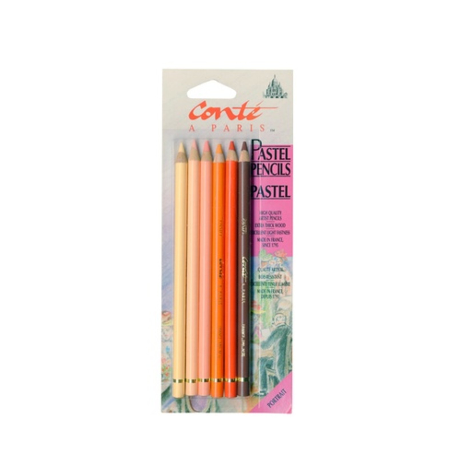 CONTE CONTE PASTEL PENCIL SET/6 PORTRAIT