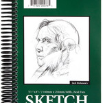 JACK RICHESON RICHESON SKETCH BOOK 5.5X8.5 60LB SIDE COIL 100/SHT RIC-100250