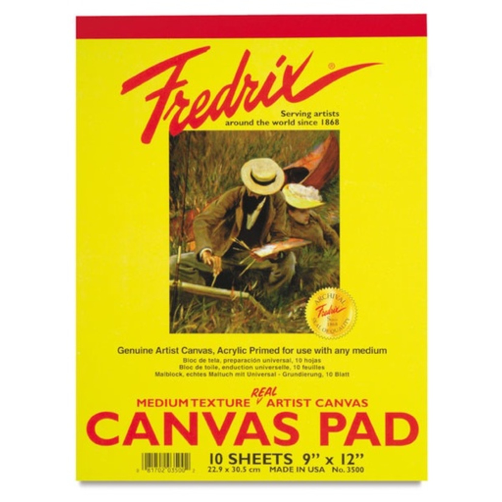 TARA (FREDRIX) FREDRIX CANVAS PAD 9X12  10SHT