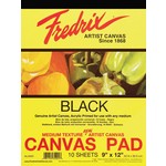 TARA (FREDRIX) FREDRIX CANVAS PAD BLACK 18X24  10SHT