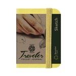 PENTALIC PENTALIC TRAVELER POCKET JOURNAL SKETCH 4X3 CITRINE YELLOW