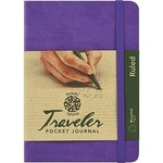 PENTALIC PENTALIC TRAVELER POCKET JOURNAL RULED 6X4 VIOLET