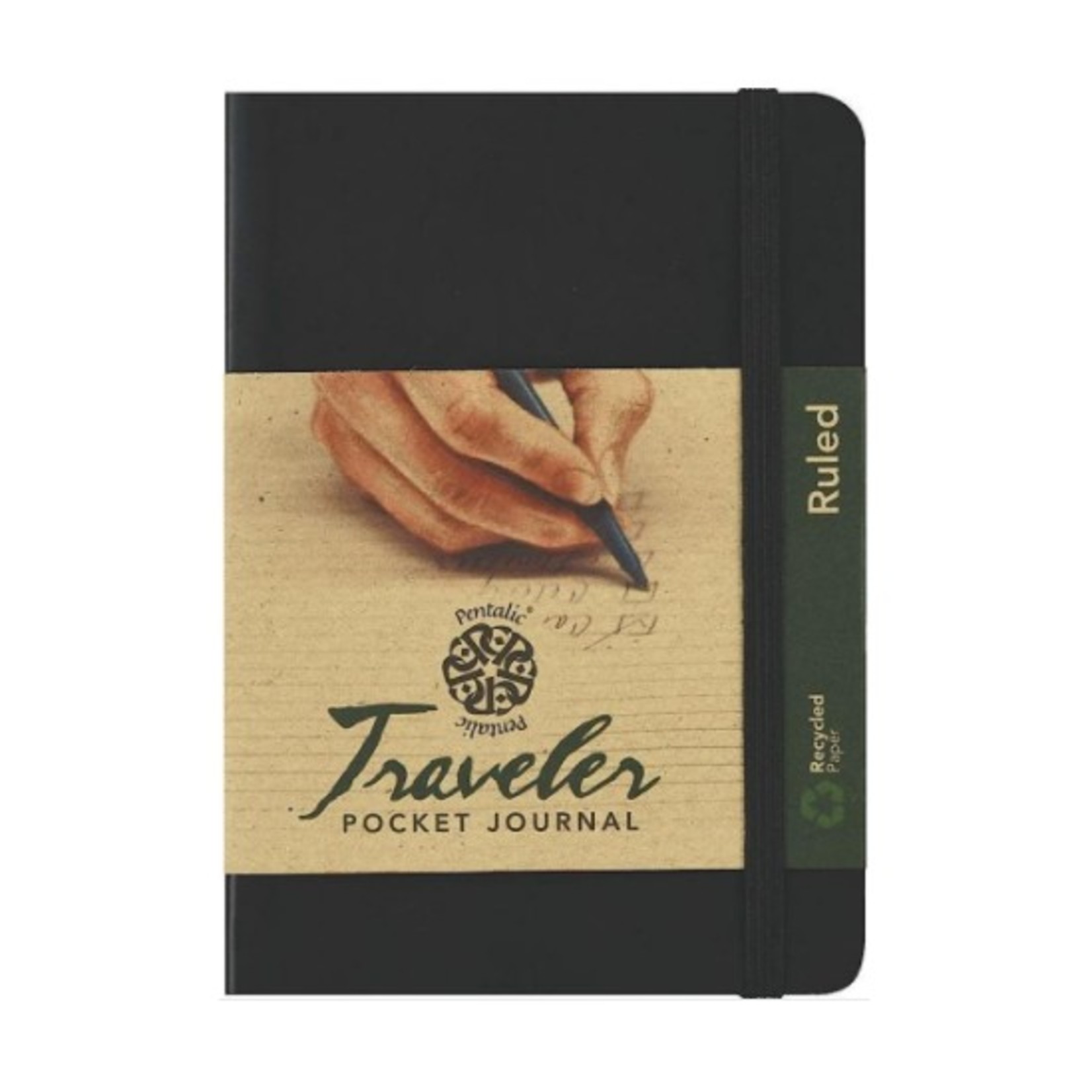 PENTALIC PENTALIC TRAVELER POCKET JOURNAL RULED 6X4 BLACK