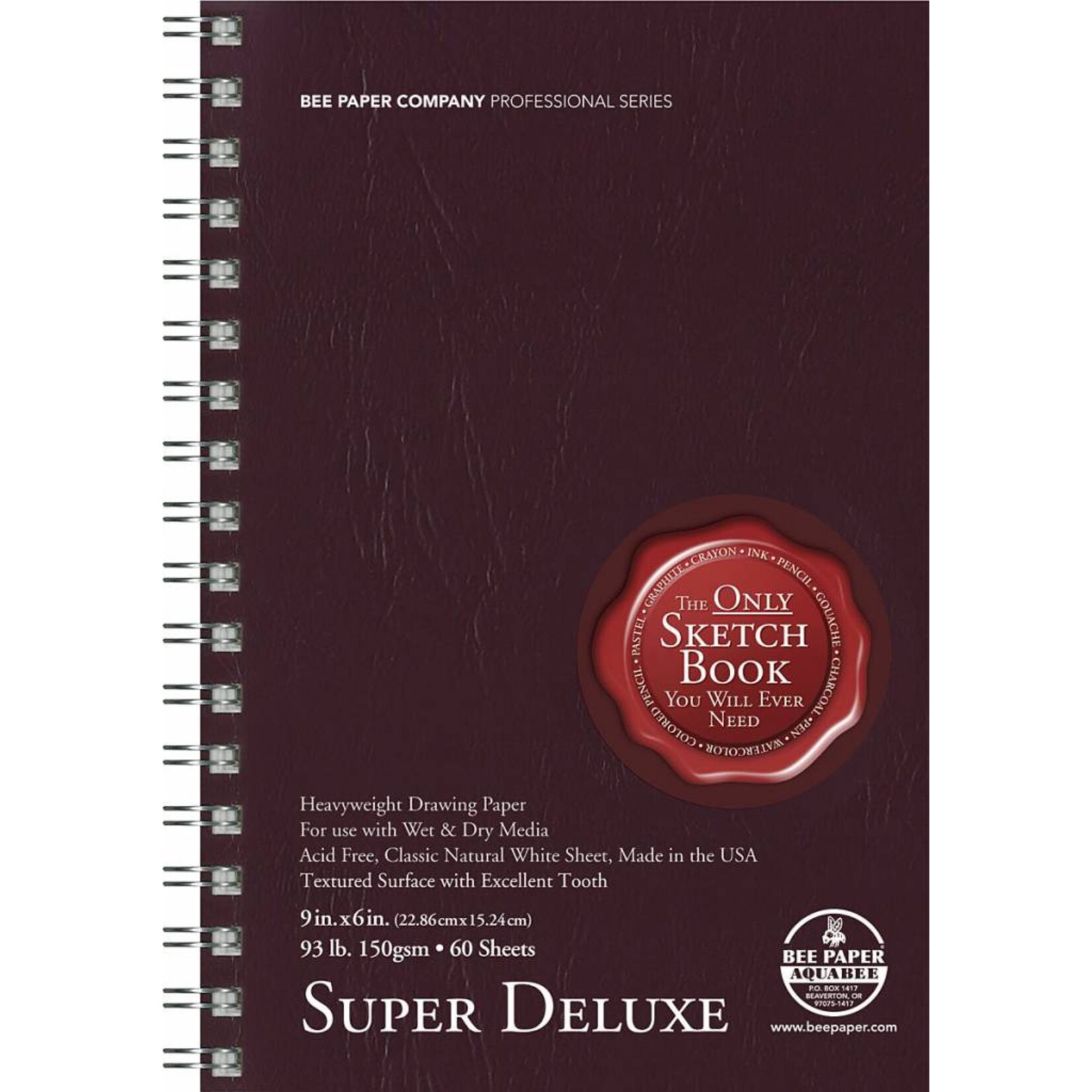 BEE PAPER BEE PAPER SUPER DELUXE SKETCH BOOK 9X6