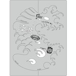 ARTOOLPRODUCTS ARTOOL FREEHAND AIRBRUSH TEMPLATE KM3 TSUNAMI