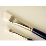 COLOURS BRUSH SERIES 716 WHITE TAKLON SH ANGLE BRIGHT 1/4"