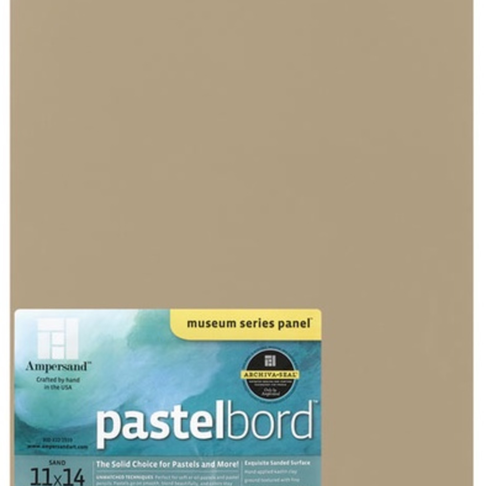 AMPERSAND PASTELBORD SAND 16X20 Colours Artist Supplies