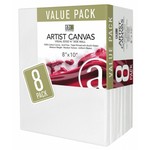 ART ADVANTAGE ART ADVANTAGE STRETCHED CANVAS BULK 9X12 6/PK