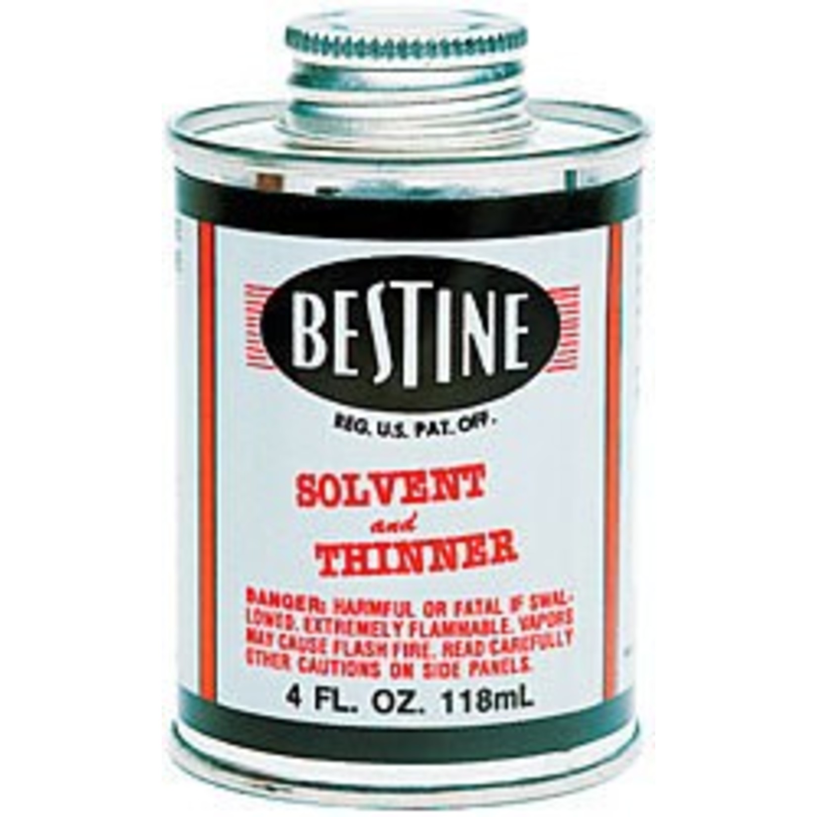 UNION RUBBER BESTINE SOLVENT AND THINNER 4OZ