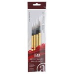 ART ADVANTAGE ART ADVANTAGE BAMBOO BRUSH SET/4