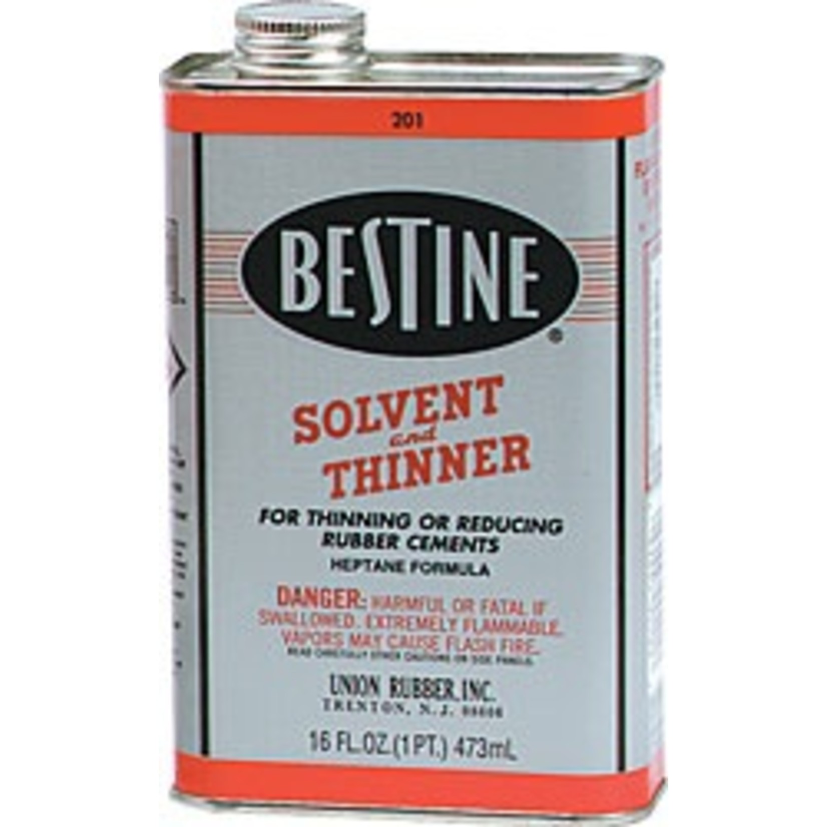 UNION RUBBER BESTINE SOLVENT AND THINNER 16OZ