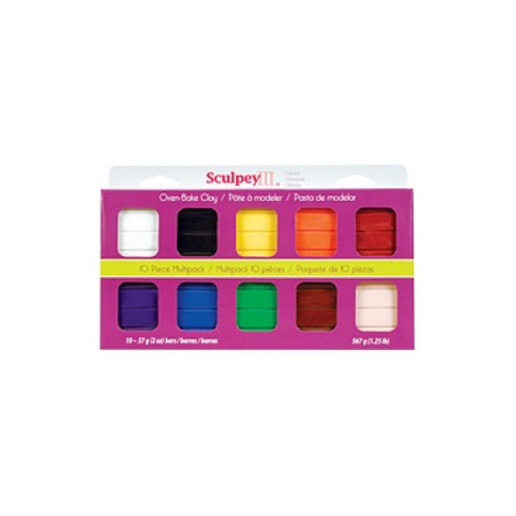 SCULPEY SCULPEY III CLASSIC 10 COLOURS/PK