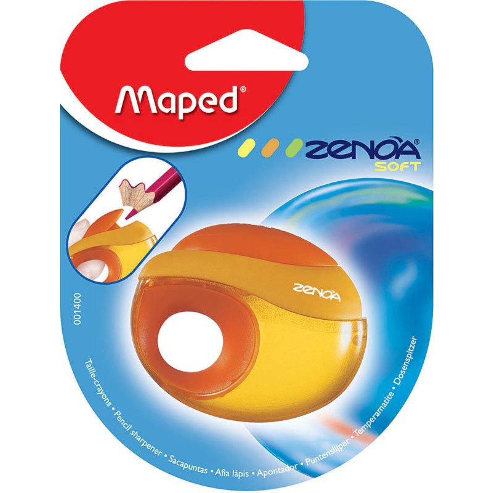 MAPED ZENOA SOFT SHARPENER SINGLE HOLE