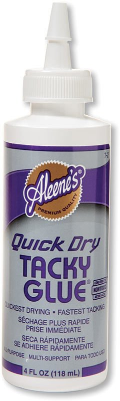 glue quick dry tacky 4oz aleene