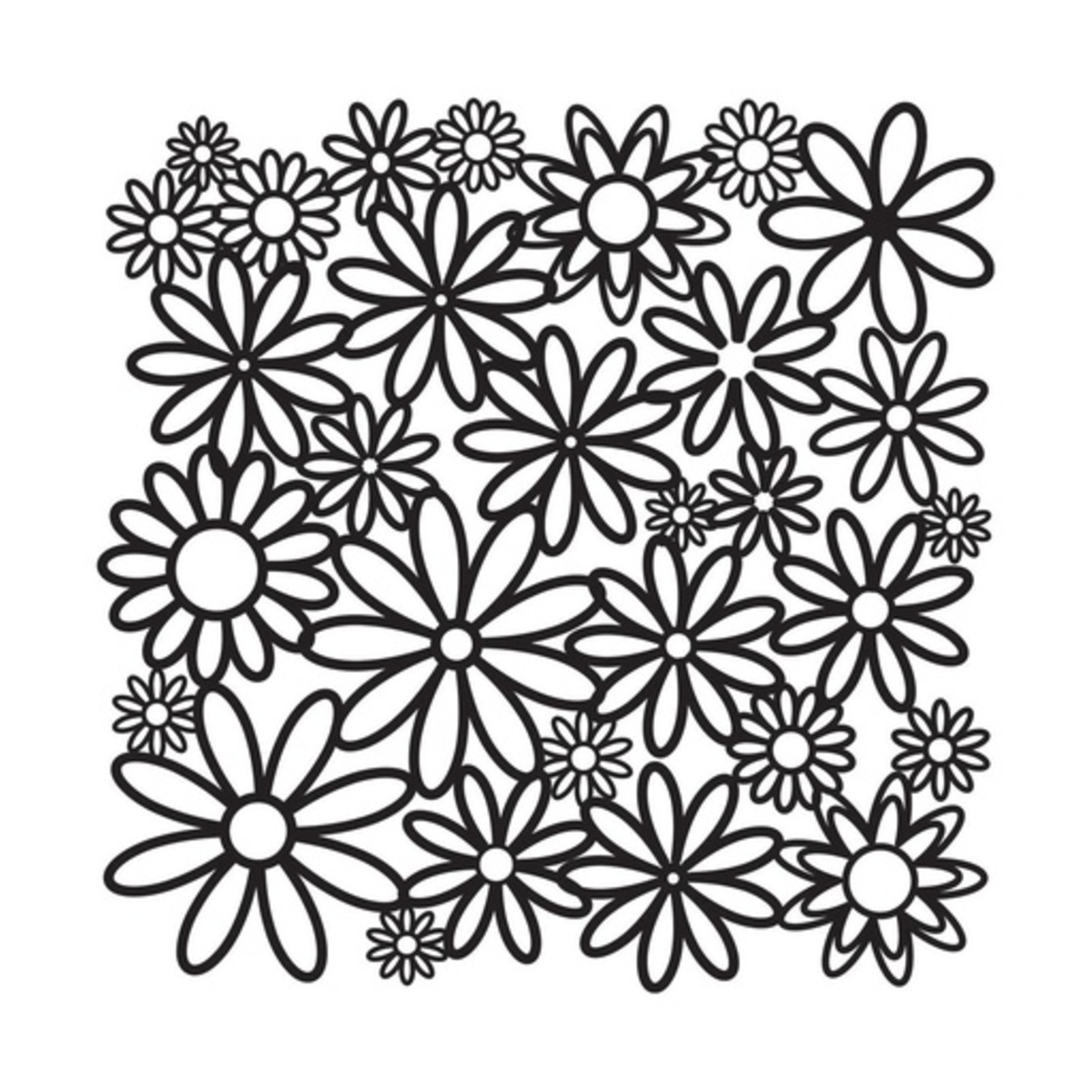 TCW155 12X12 DAISY CLUSTER