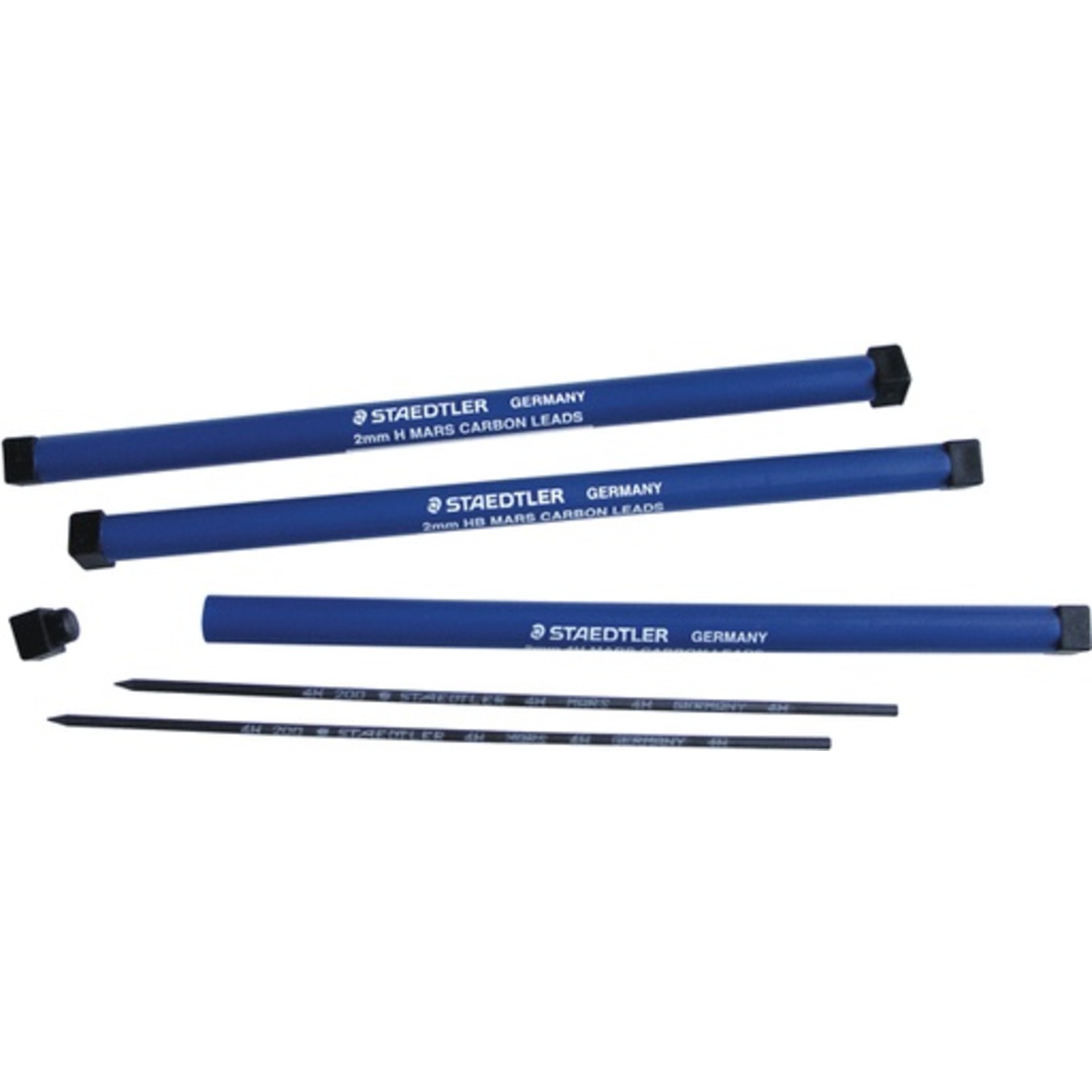 STAEDTLER STAEDTLER MARS CARBON LEAD REFILL 2MM 2/PK