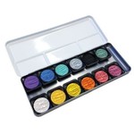 Finetec Artist Mica Watercolour Pearlescent Paint 12-Color Set