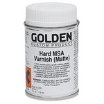 GOLDEN GOLDEN HARD MSA VARNISH W/ UVLS MATTE 8OZ