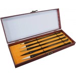 ART ADVANTAGE SUMI BRUSH SET/5 WITH WOOD BOX    ART-S8732