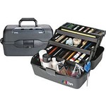 FLAMBEAU (ARTBIN) ARTBIN ESSENTIAL XL 3 TRAY STORAGE BOX BLACK 20X10.25X10.375