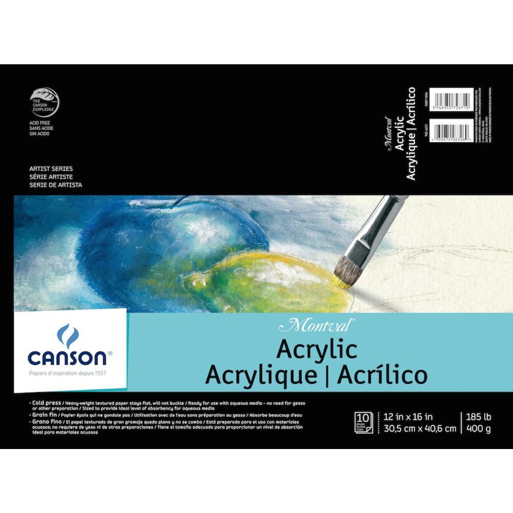 CANSON CANSON MONTVAL ACRYLIC PAD