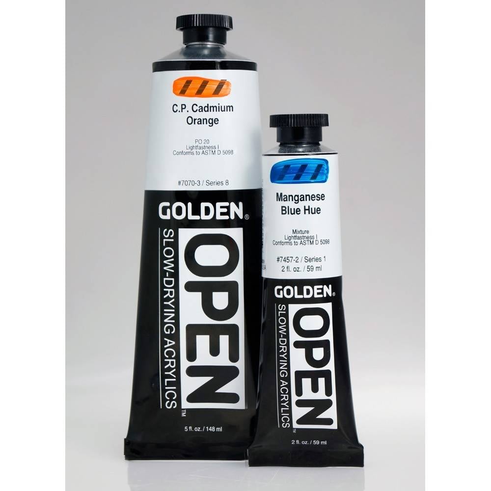 Golden OPEN Slow-Drying Acrylics 2oz Cadmium Yellow Medium