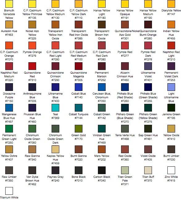 GOLDEN GOLDEN OPEN ACRYLIC 2OZ Colours Artist Supplies