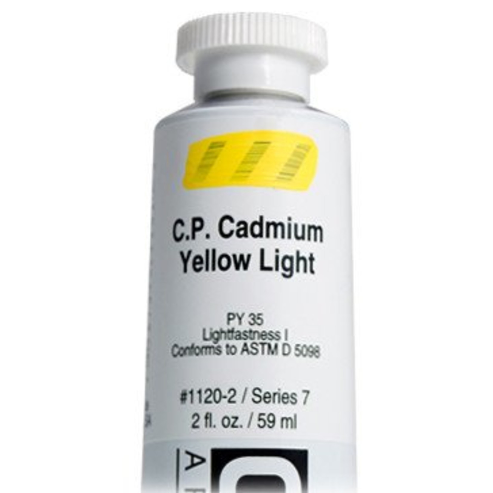 GOLDEN GOLDEN HEAVY BODY ACRYLIC CADMIUM YELLOW LIGHT 2OZ