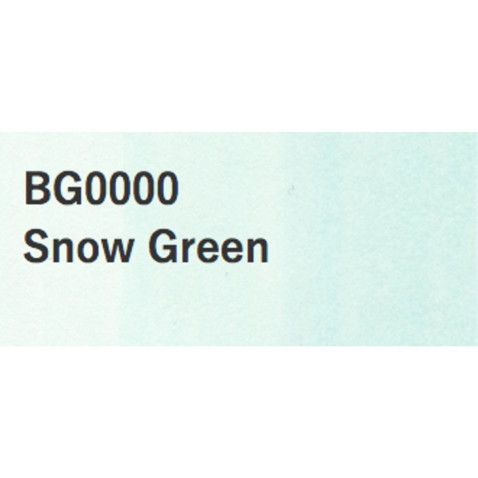 Copic COPIC SKETCH BG0000 SNOW GREEN