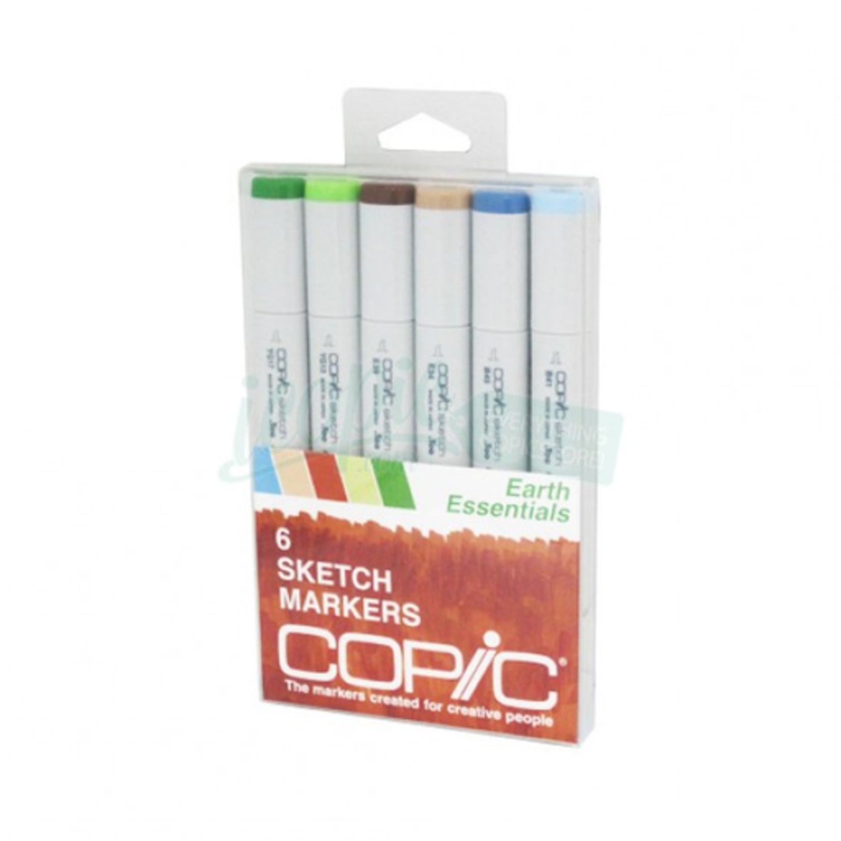 Copic COPIC SKETCH SET/6  EARTH ESSENTIALS