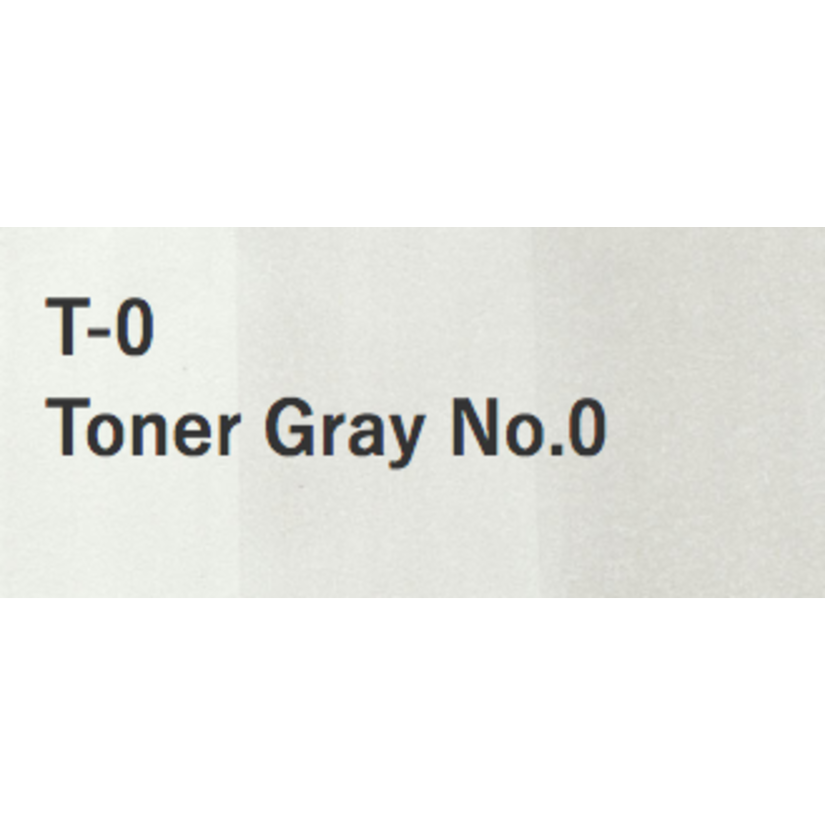 Copic COPIC SKETCH T0 TONER GREY 0