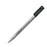 STAEDTLER LUMOCOLOR NON-PERMANENT MARKER SUPERFINE BLACK 311-9