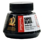 SPEEDBALL INC SPEEDBALL SUPER BLACK INDIA INK 16OZ