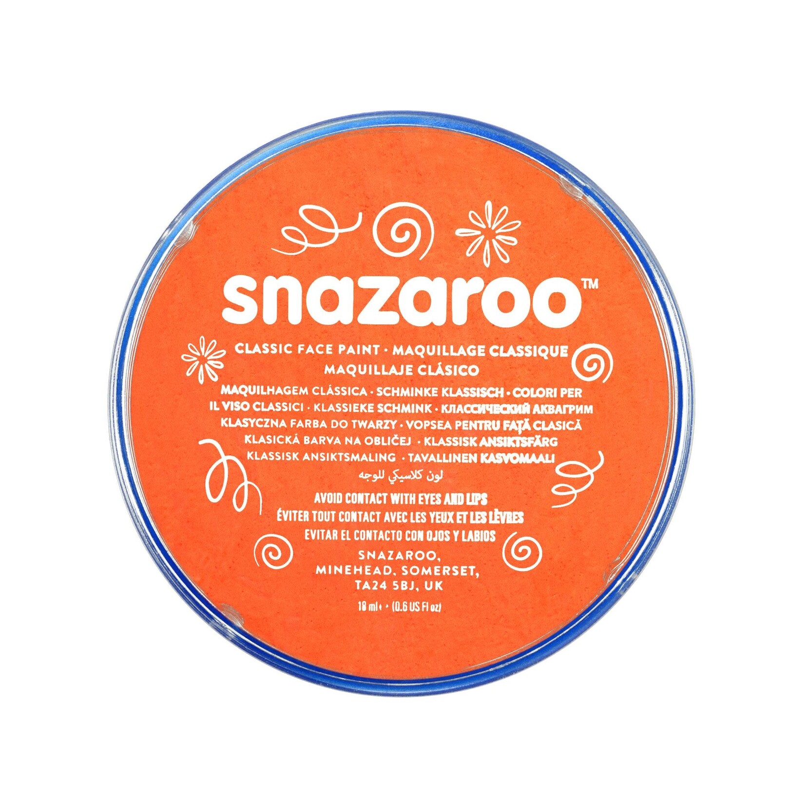 SNAZAROO SNAZAROO WB MAKEUP ORANGE 18ML