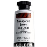 GOLDEN GOLDEN HEAVY BODY ACRYLIC 2OZ TRANSPARENT BROWN IRON OXIDE