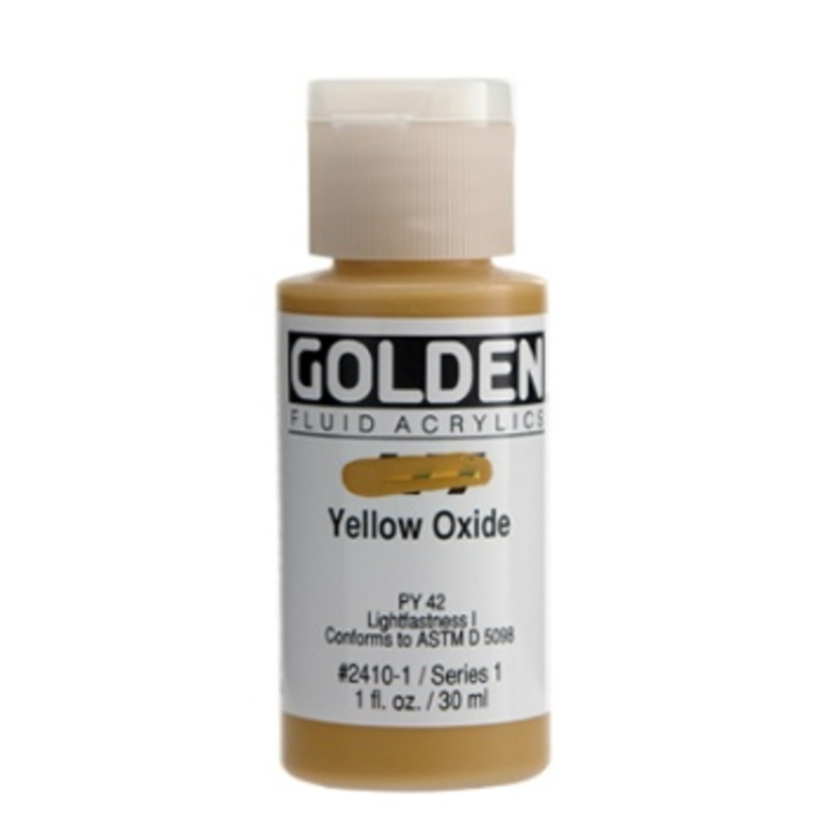 GOLDEN FLUID ACRYLIC YELLOW OXIDE 1OZ