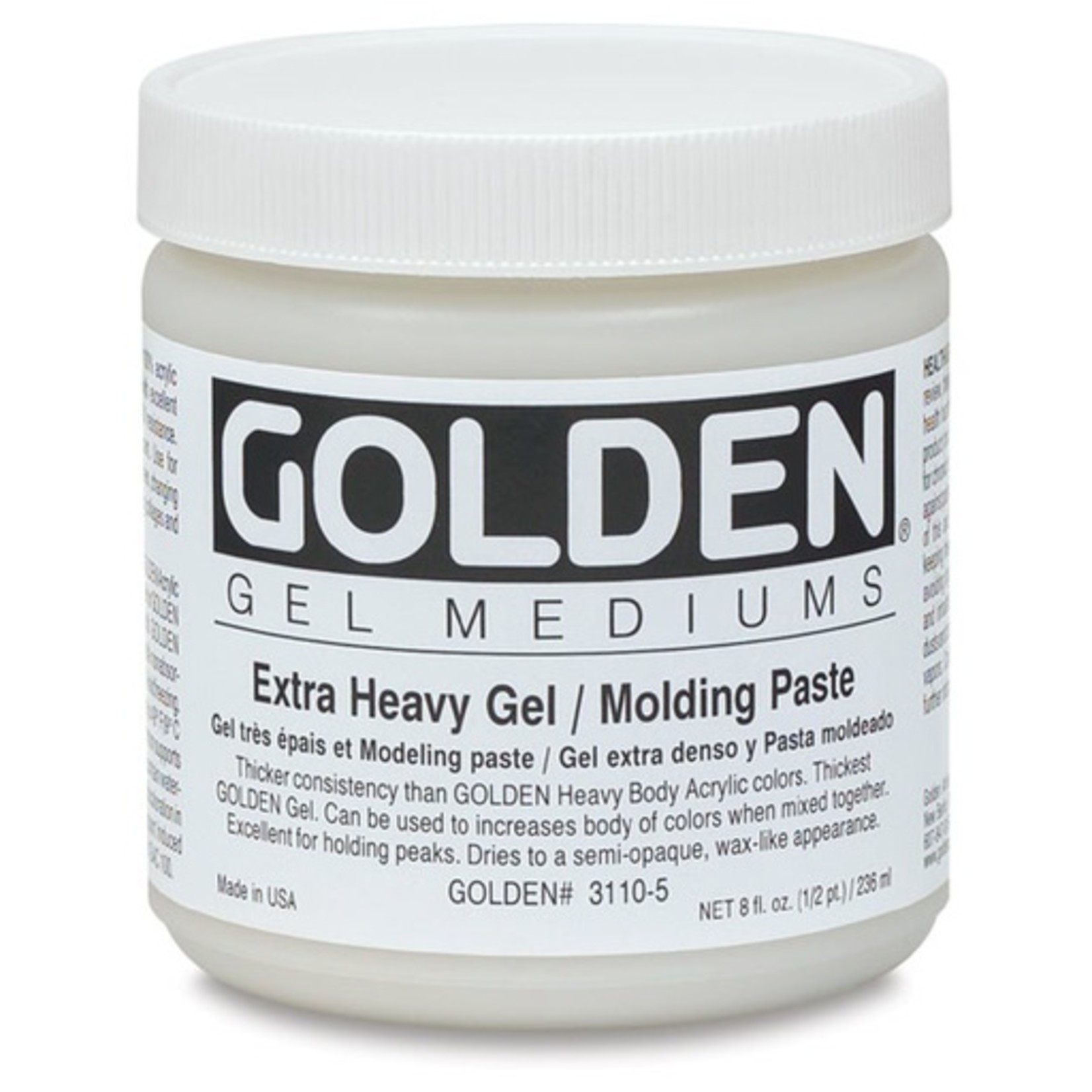 GOLDEN GOLDEN EXTRA HEAVY GEL/MOLDING PASTE