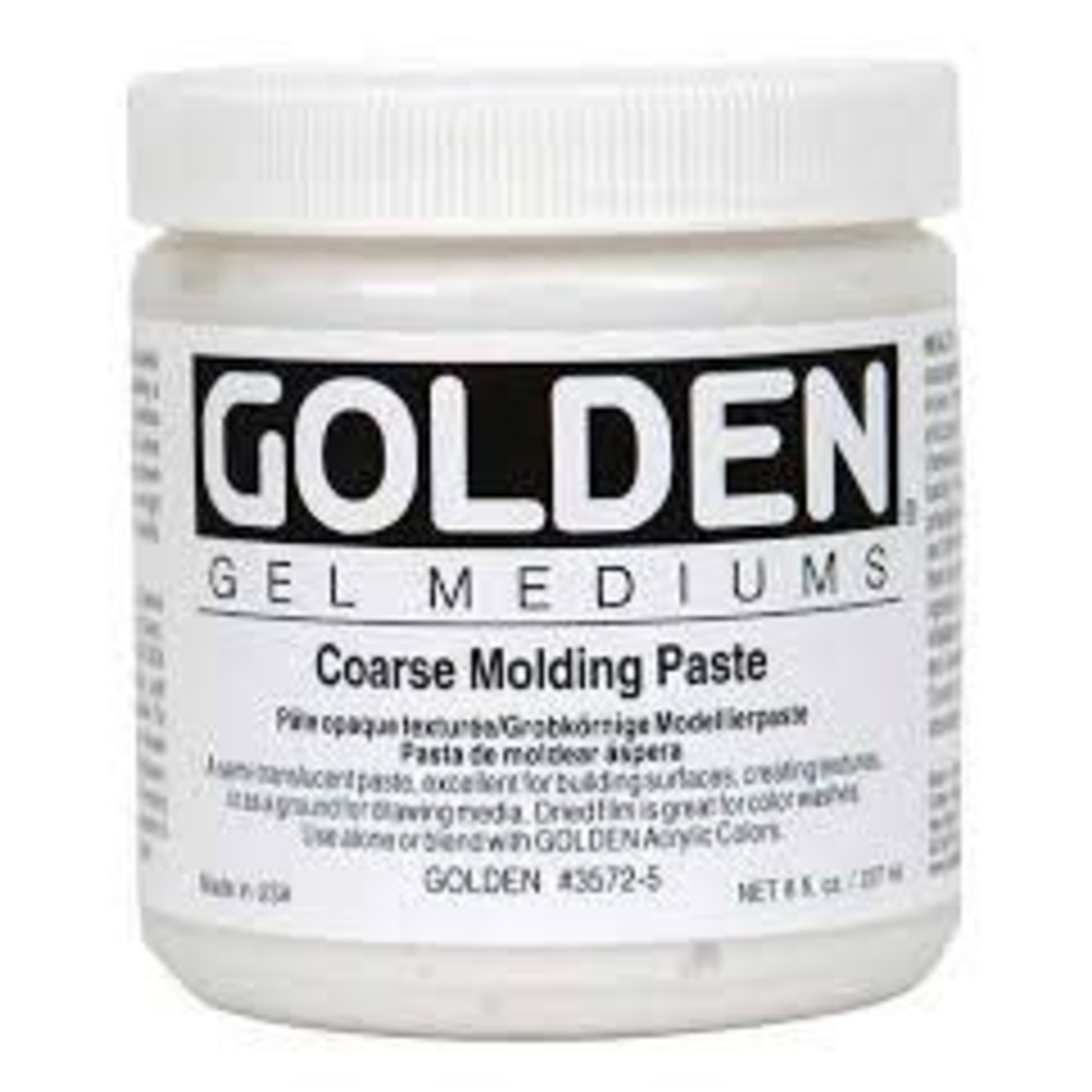 GOLDEN GOLDEN COARSE MOLDING PASTE