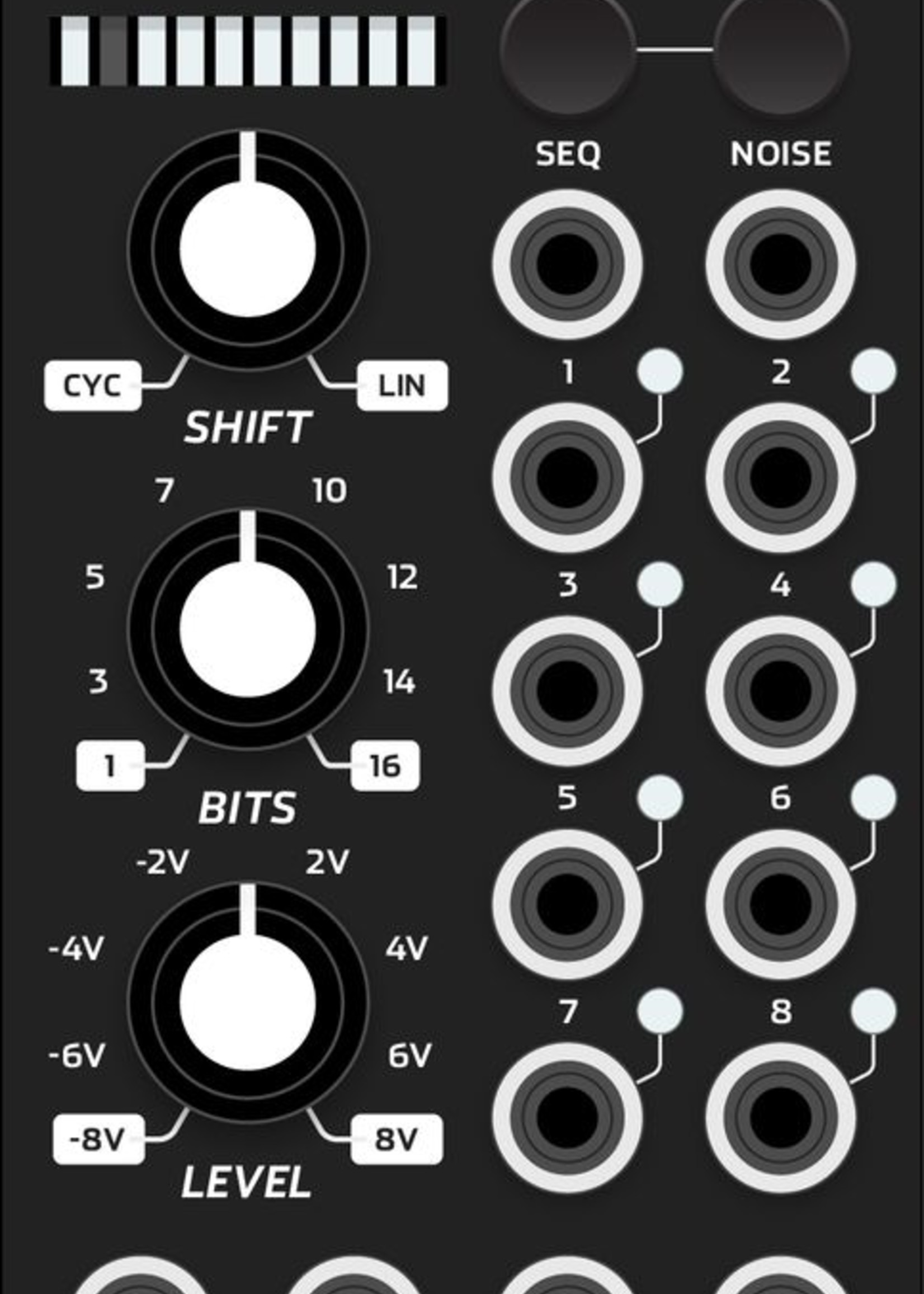 Grayscale Permutation 12hp (Black)