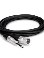 Hosa Pro Microphone Cable, XLR Male to 1/4”, Unbalanced, 10ft