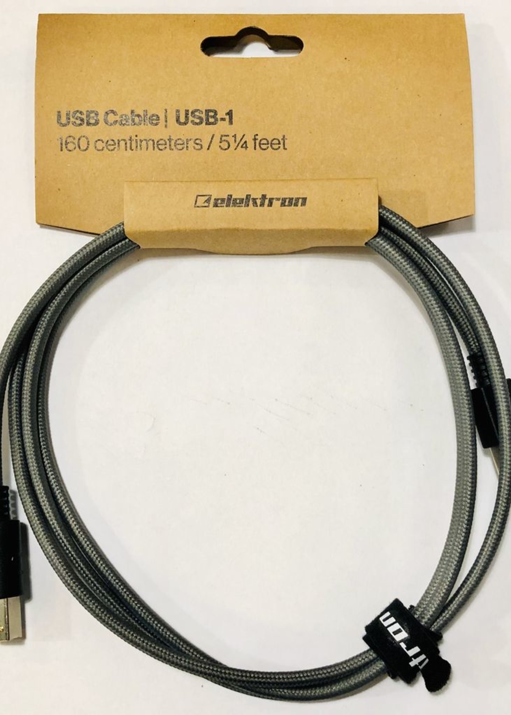 Elektron USB Cable, Type A to Type B, 5.25ft