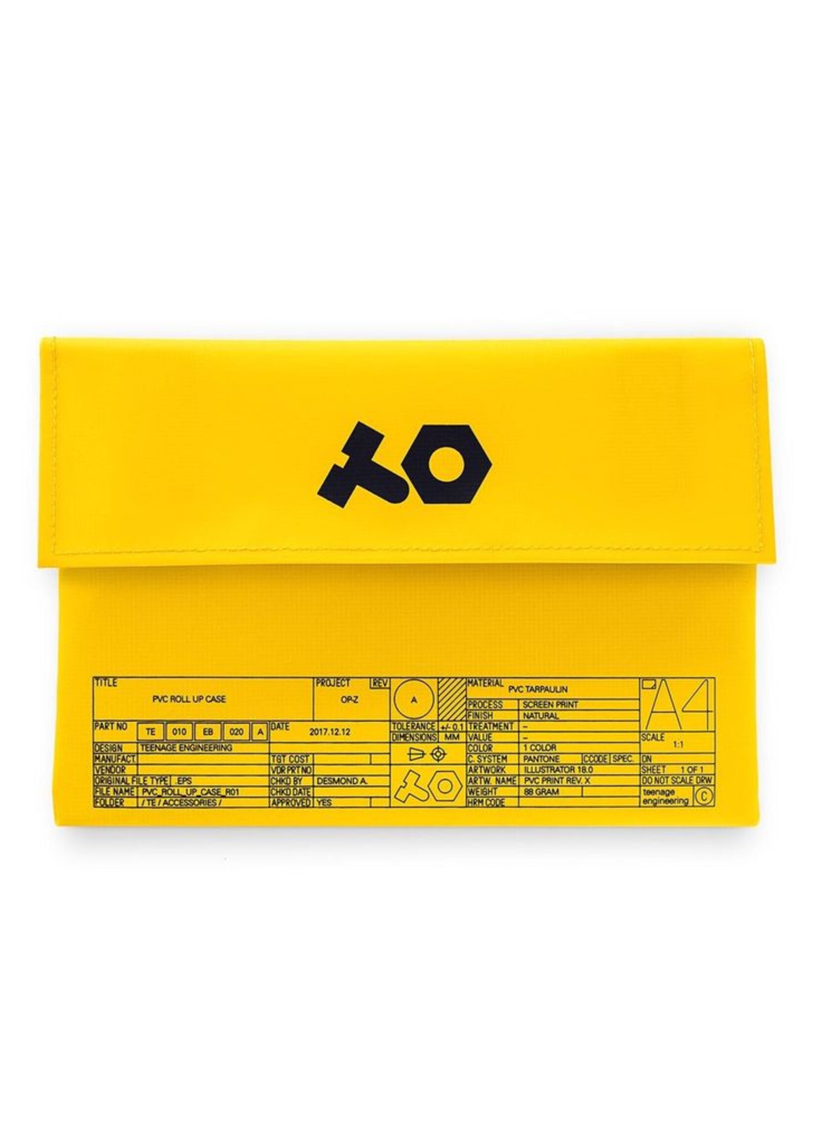 Teenage Engineering OP-Z Roll Up Case (PVC), Yellow