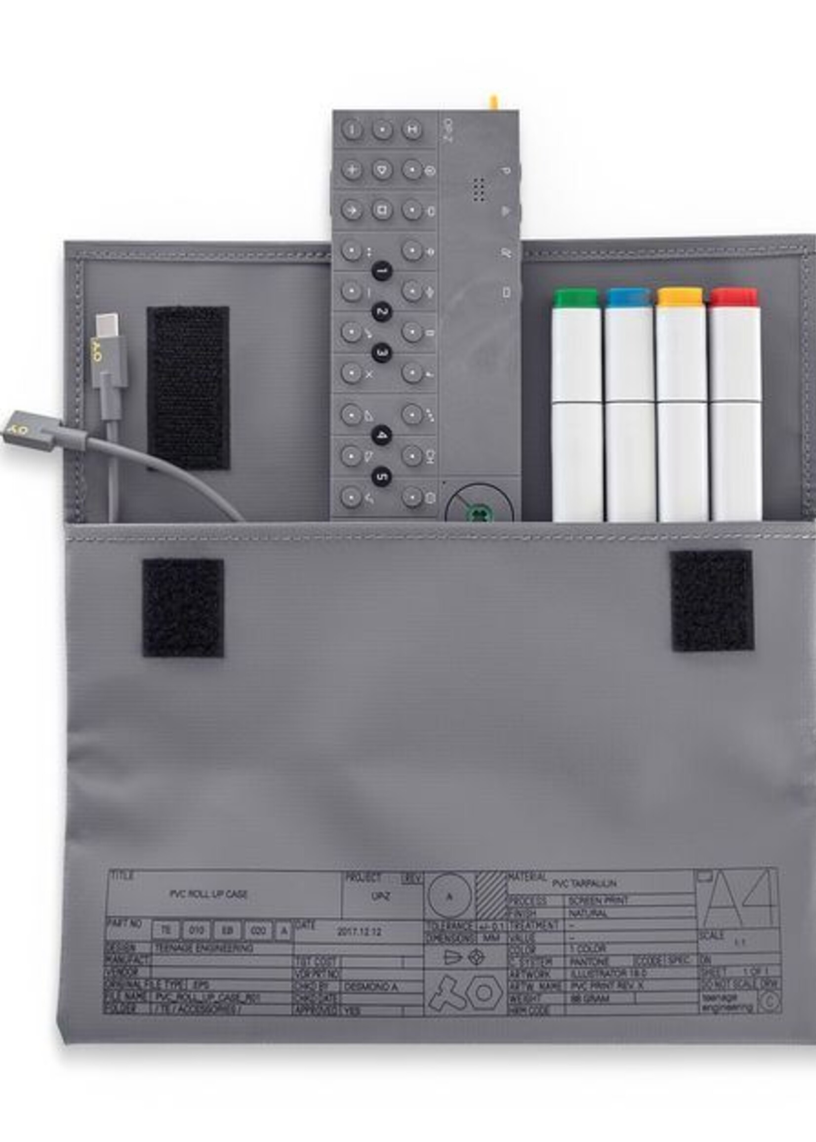Teenage Engineering OP-Z Roll Up Case (PVC), Grey