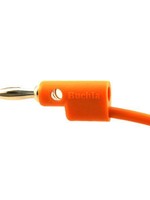 Buchla Banana Cable, 10”, Orange